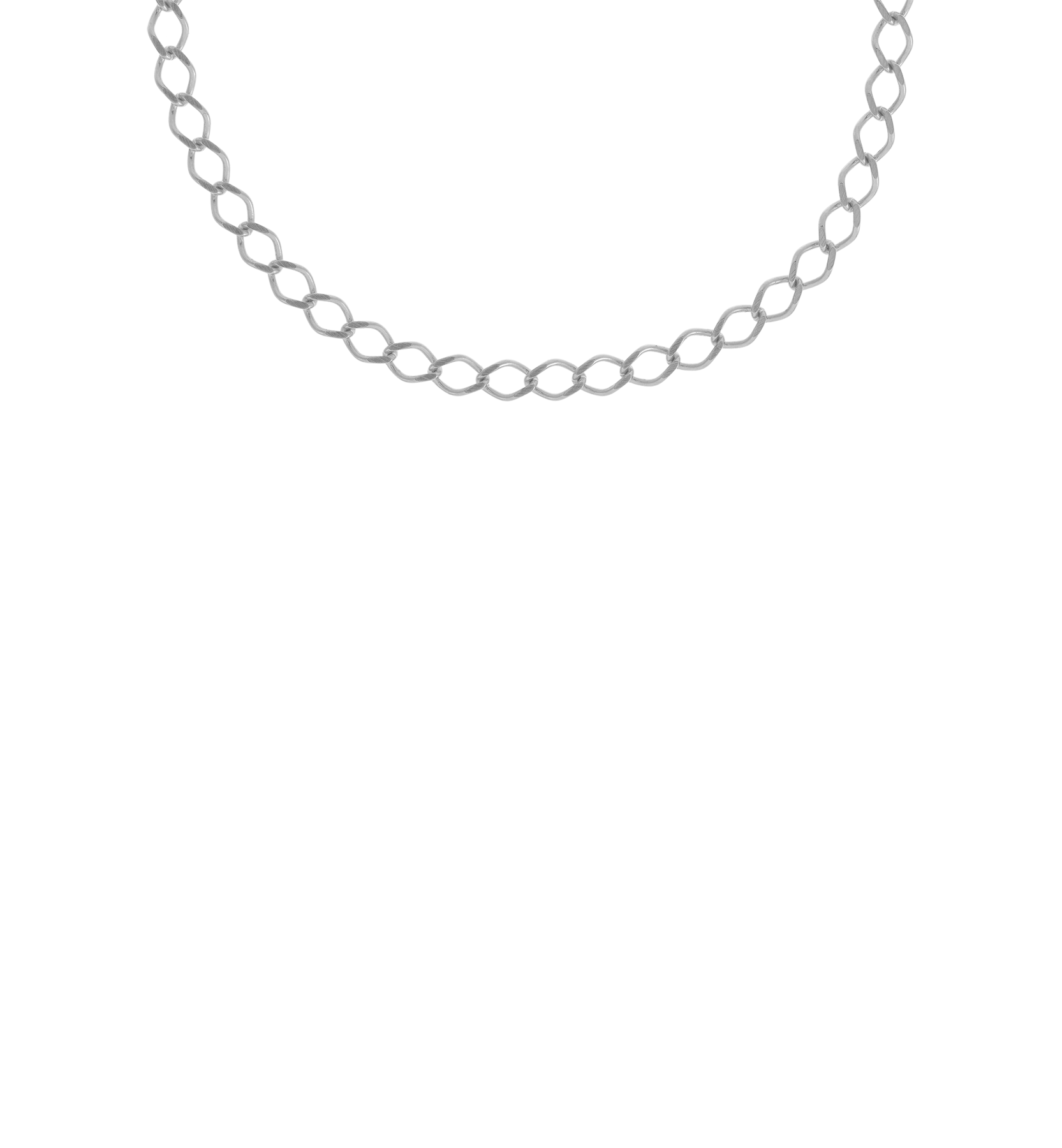 Children's Plain Silver Rombo Bracelet