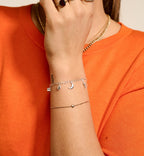 Children's Plain Silver Rombo Bracelet