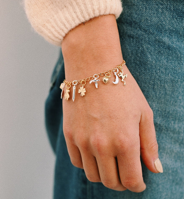 Children's Plain Silver Rombo Bracelet