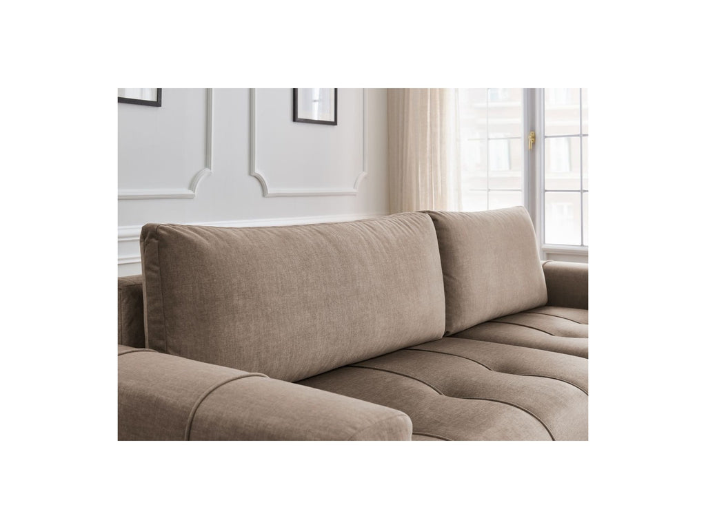 Arsene - Canapé D'Angle Réversible Convertible Coffre - Velours