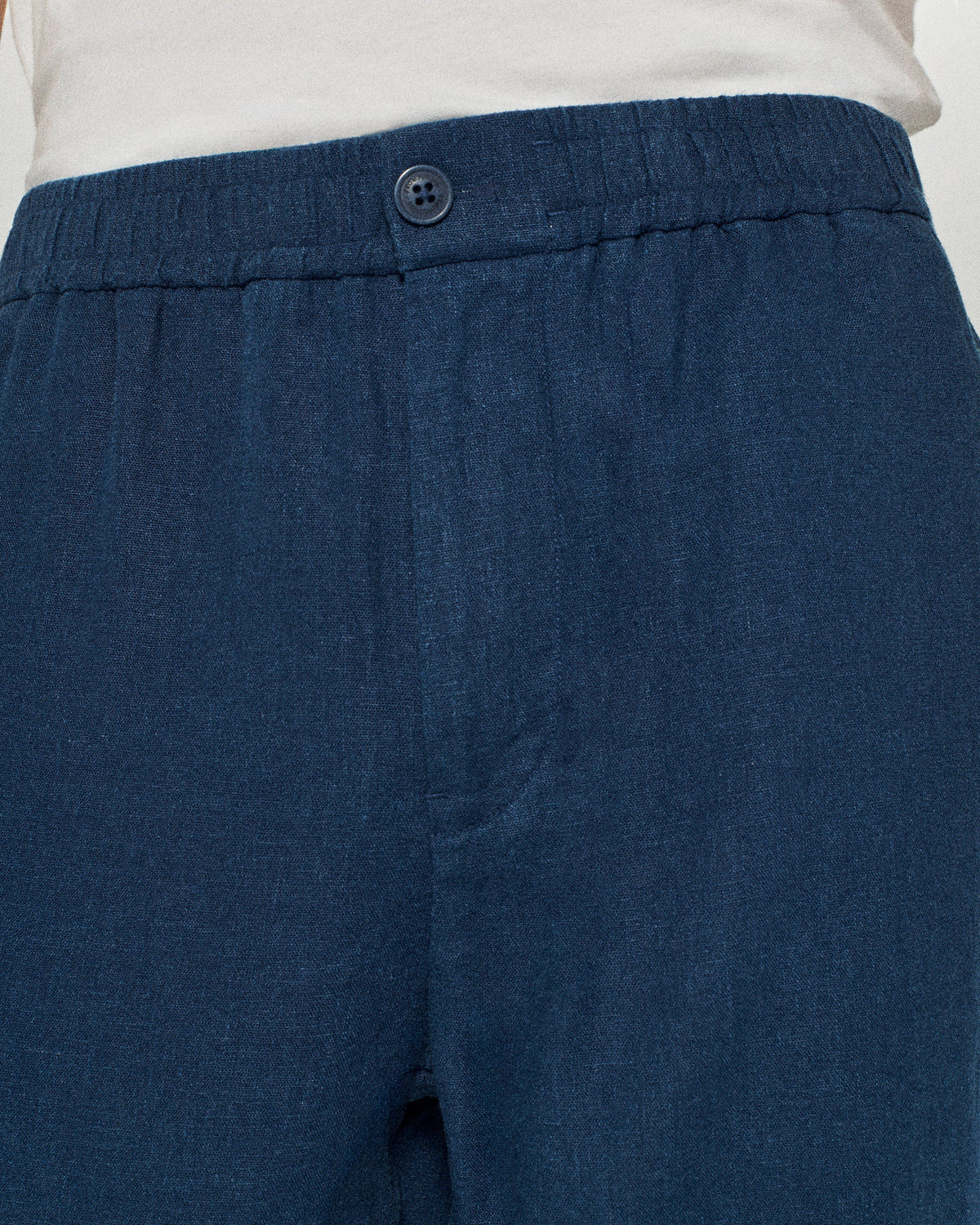 Straight-Leg Trousers - Navy - Men