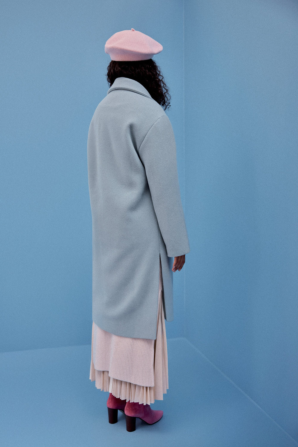MANTEAU RAY BLEU CIEL