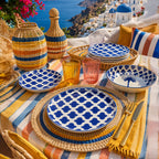 Palm Beach - Lot De 6 Assiettes À Dessert - 20Cm - Grès