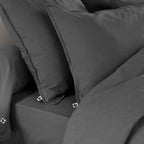 Bolster Pillowcase - Flannel - Candice - Storm