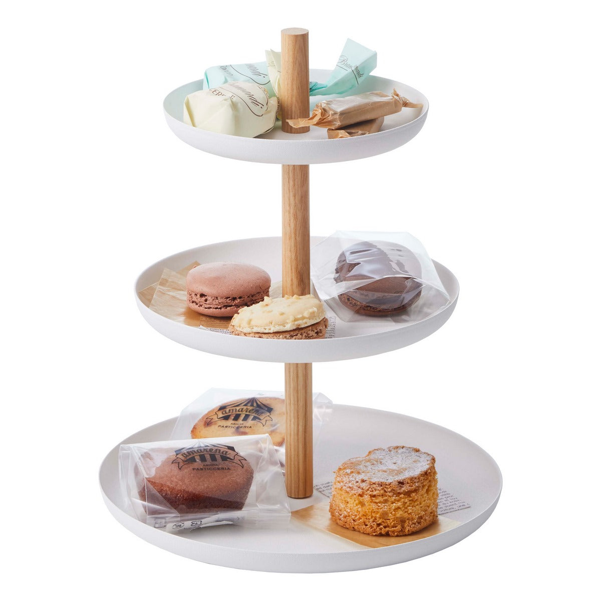 3-Tier Serving Stand - Tosca - White