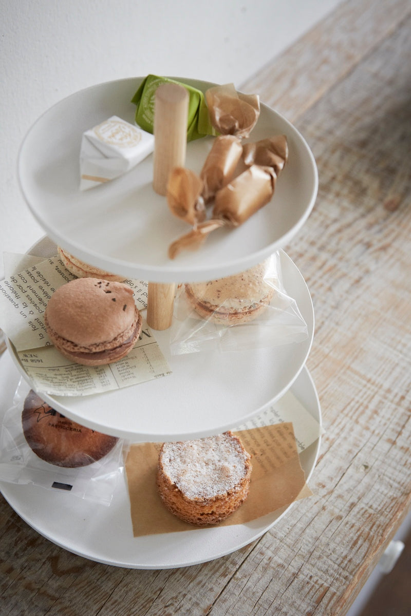 3-Tier Serving Stand - Tosca - White