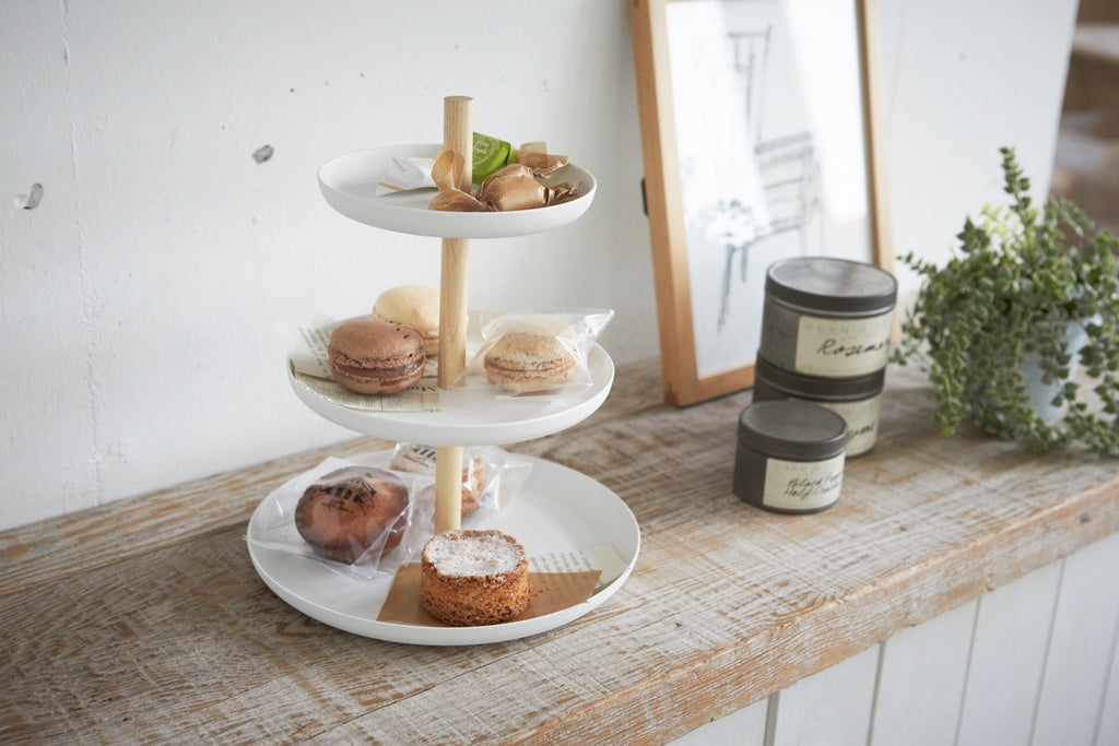3-Tier Serving Stand - Tosca - White