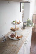 3-Tier Serving Stand - Tosca - White