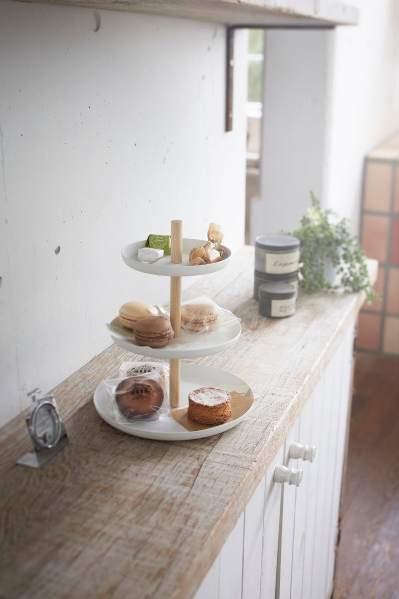 3-Tier Serving Stand - Tosca - White