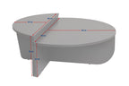 Orion - Table Basse - Travertine