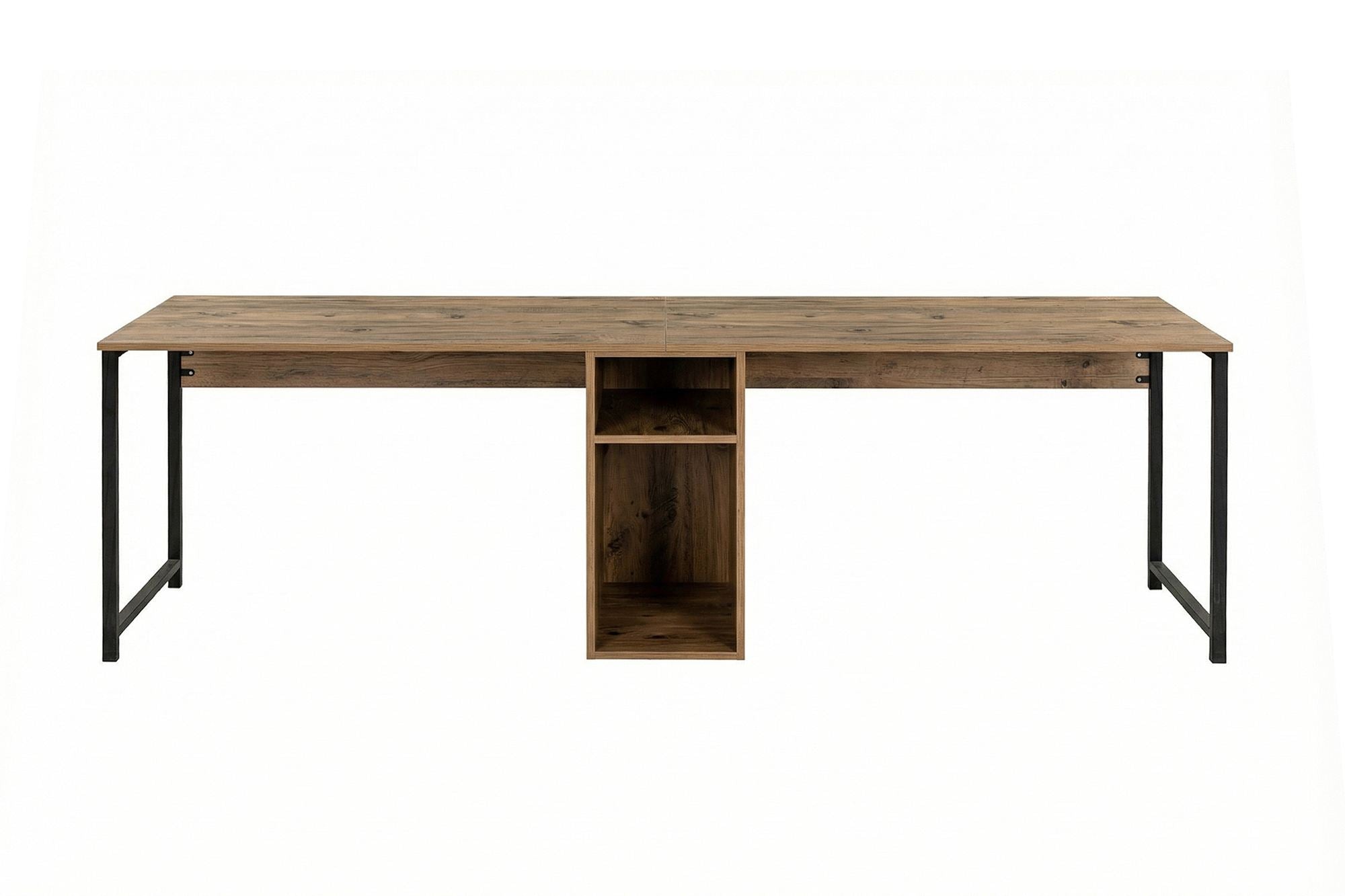 Twin Study Desk - Escritorio - Atlantic Pine/Negro