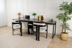 Twin Study Desk - Bureau - Anthracite/Noir