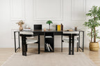 Twin Study Desk - Bureau - Anthracite/Noir