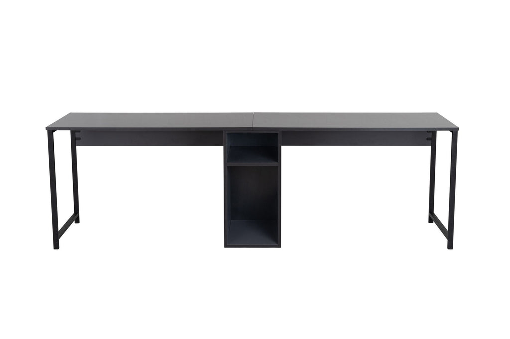 Twin Study Desk - Bureau - Anthracite/Noir