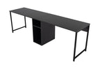Twin Study Desk - Bureau - Anthracite/Noir