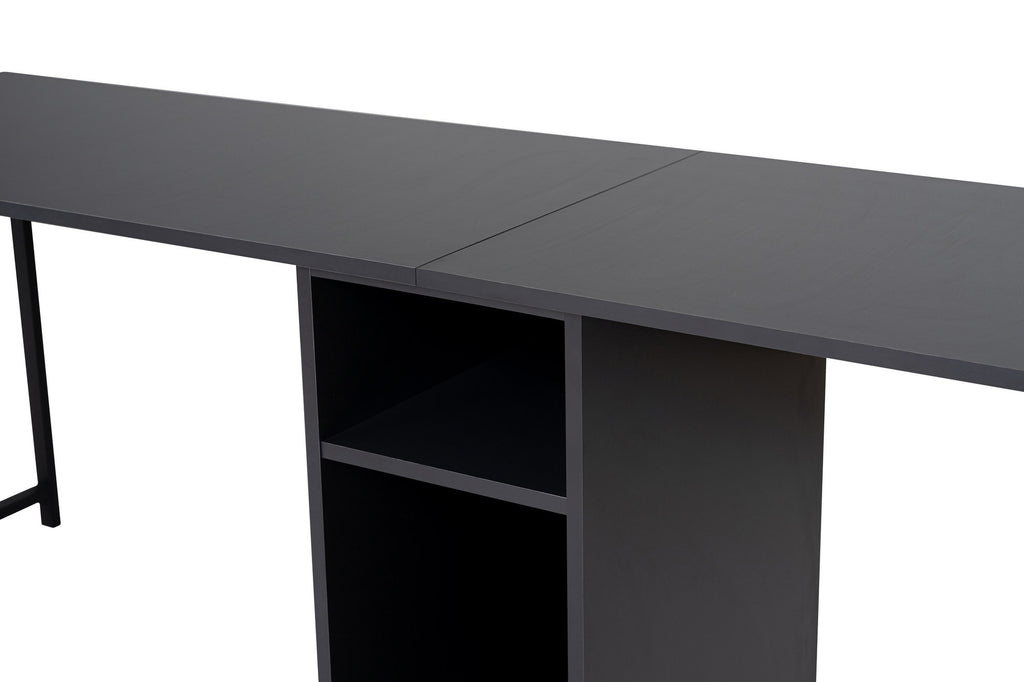 Twin Study Desk - Bureau - Anthracite/Noir
