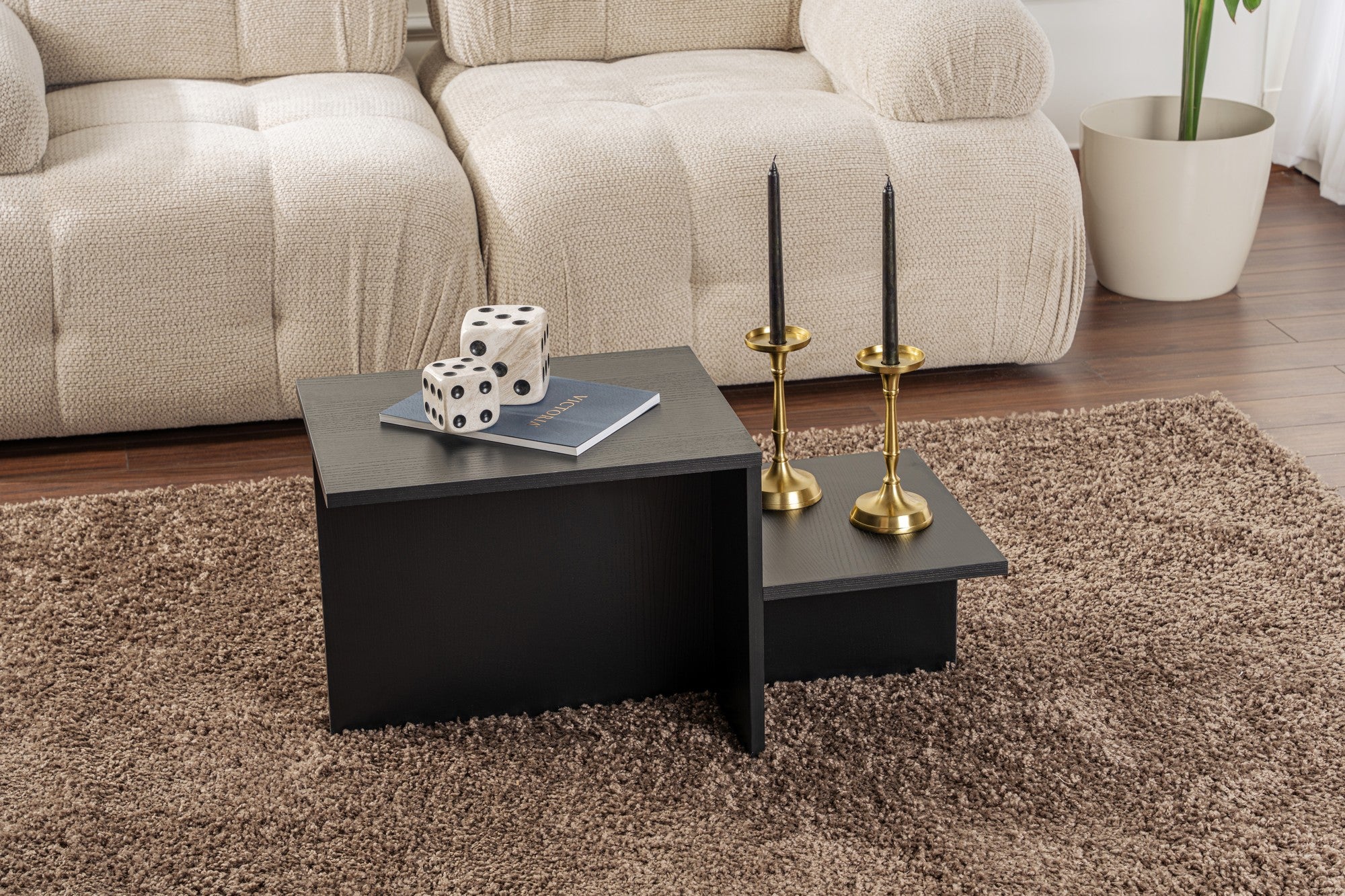 Harmony - Mesa de Centro - Madera Negra
