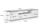Veramont - TV Unit - Anthracite/Atlantic Pine