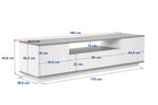 Veramont - Meuble TV - Cachemire/Atlantic Pine