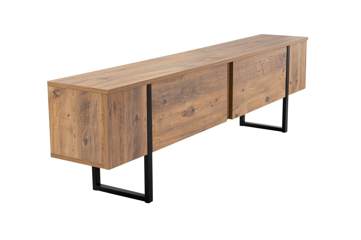 Serenity - TV Stand - Atlantic Pine/Black