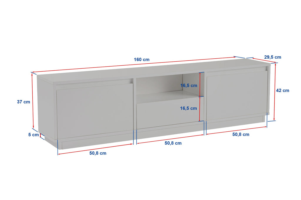 Vanguard - Mueble de TV - Travertine
