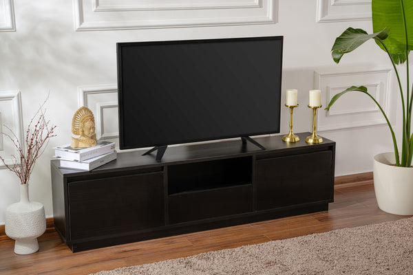 Vanguard - TV Unit - Black Wood