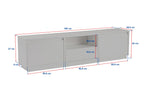 Vanguard - Mueble de TV - Blanco Natural