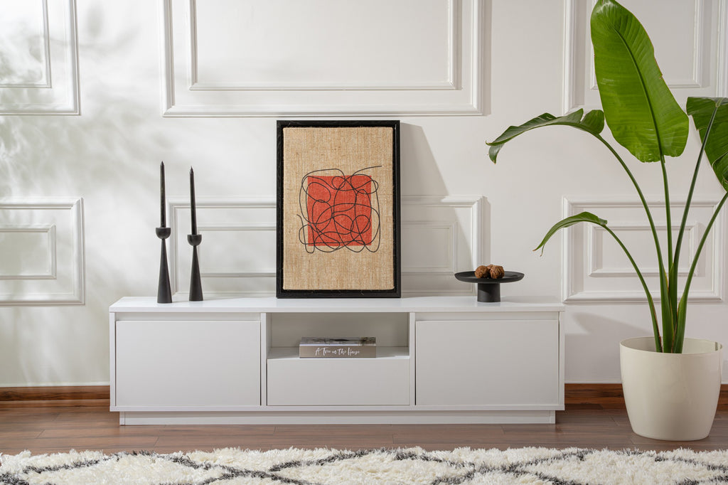 Vanguard - Mueble de TV - Blanco Natural