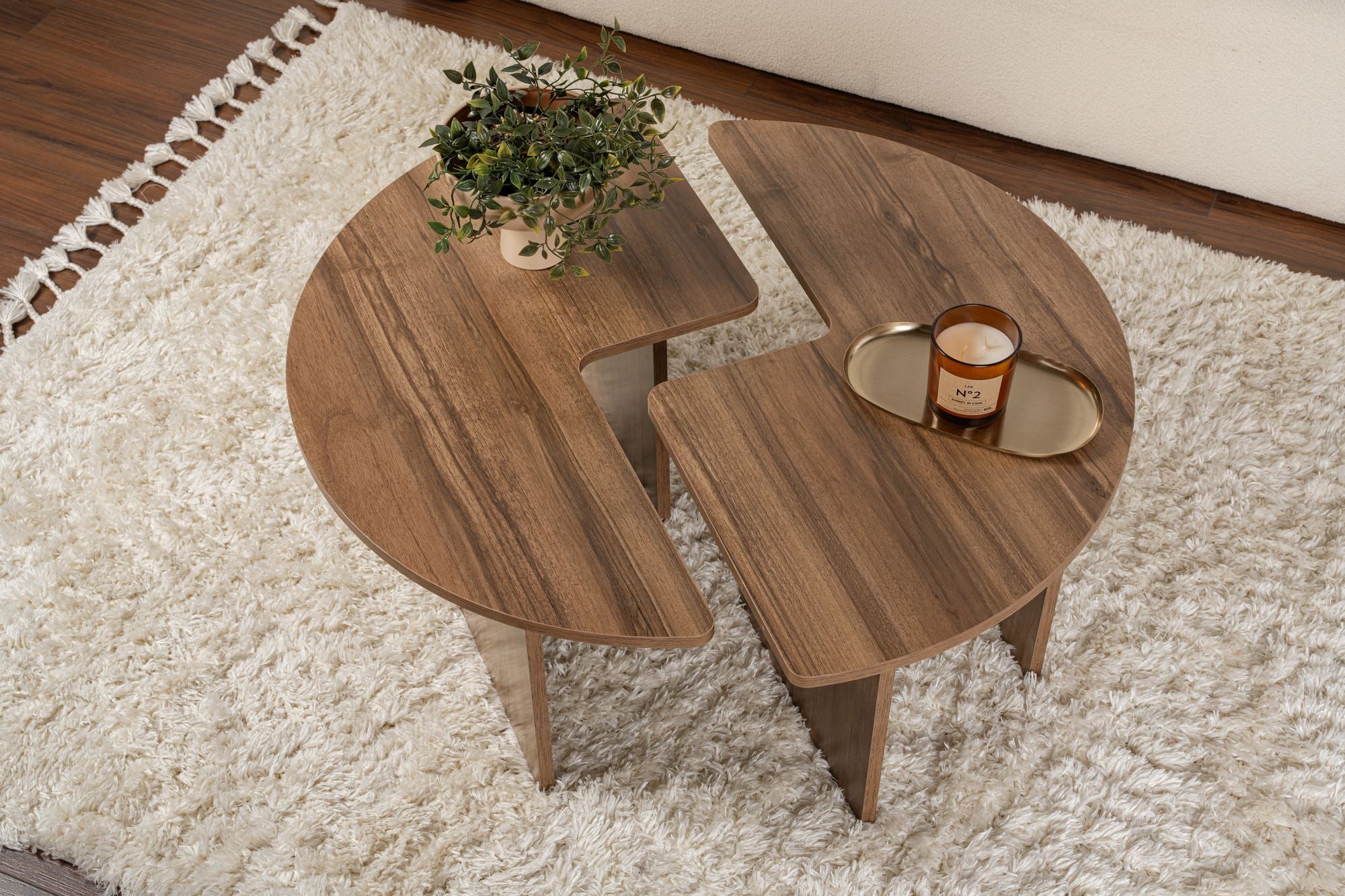Moira - Mesa de centro - Venezia Walnut
