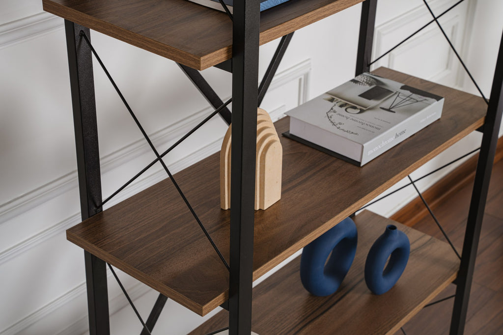 Elysian - Bookcase - Venezia Walnut/Black