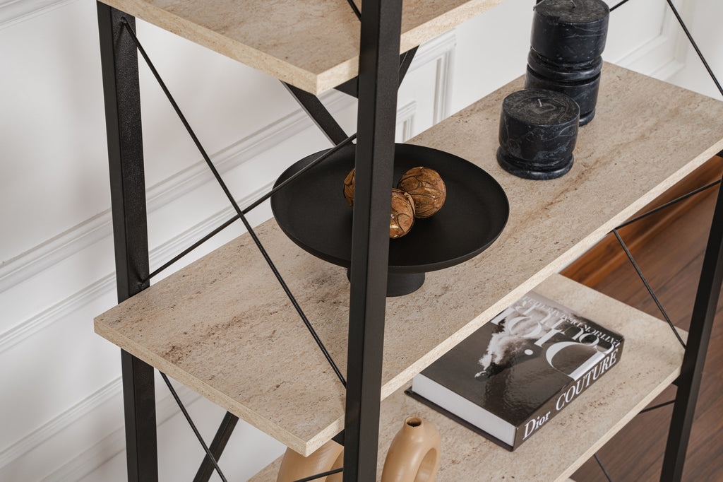 Elysian - Librería - Travertino/Negro