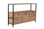 Solace - Console Table - Atlantic Pine/Black