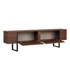 Onera - TV Stand - Milano Walnut/Black