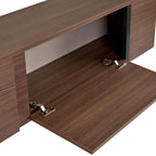 Onera - TV Stand - Milano Walnut/Black