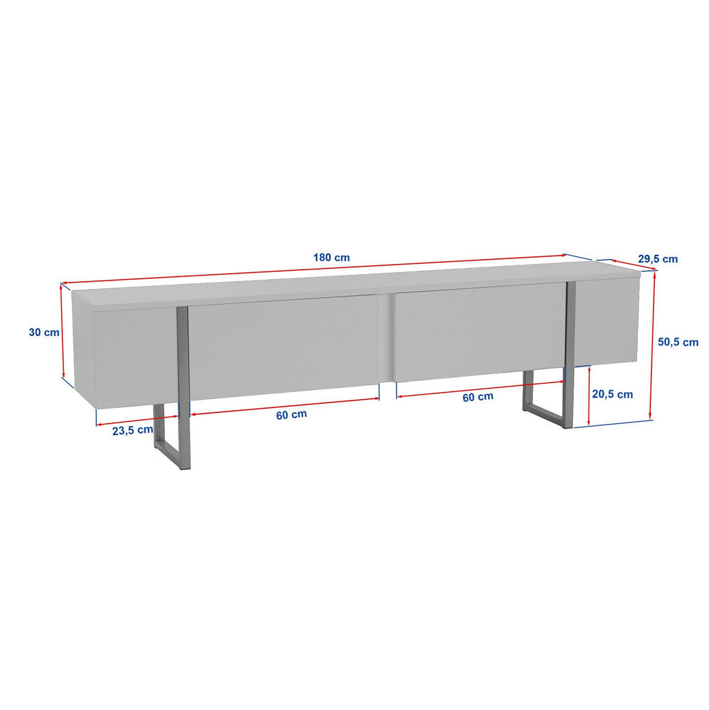 Onera - TV Stand - Milano Walnut/Black
