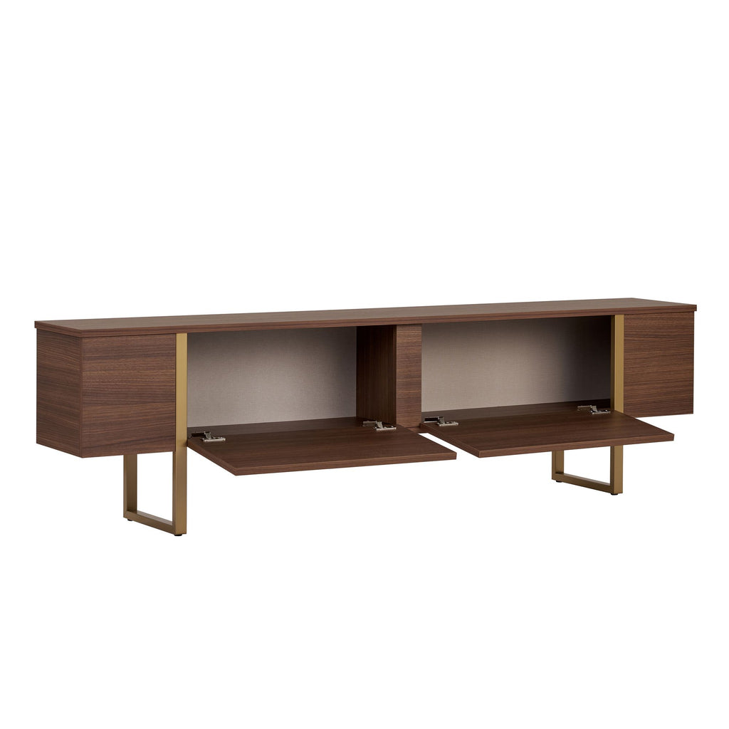Onera - TV Unit - Milano Walnut/Gold