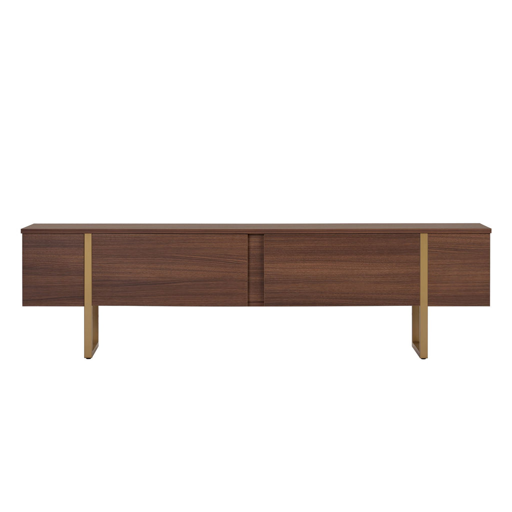 Onera - TV Unit - Milano Walnut/Gold