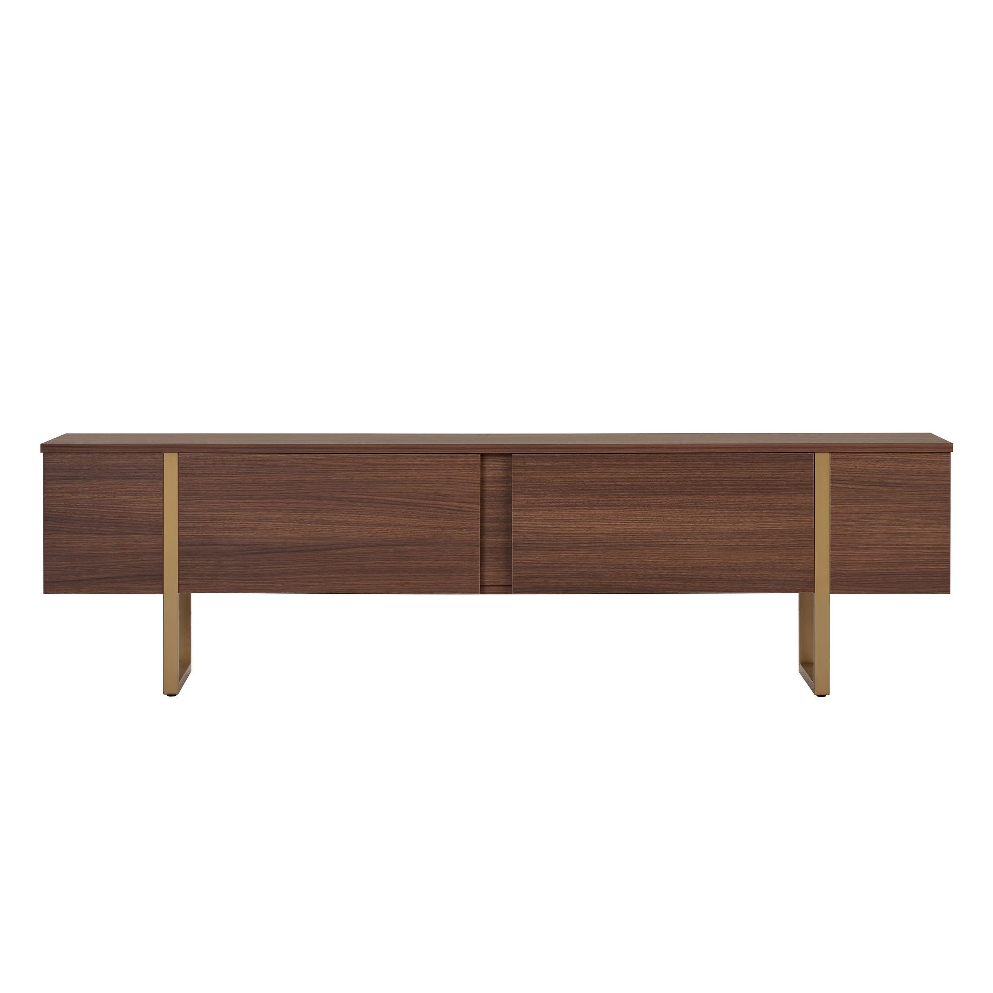 Onera - TV Unit - Milano Walnut/Gold