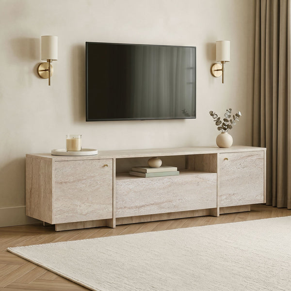 Mueble TV Alvar - Travertino