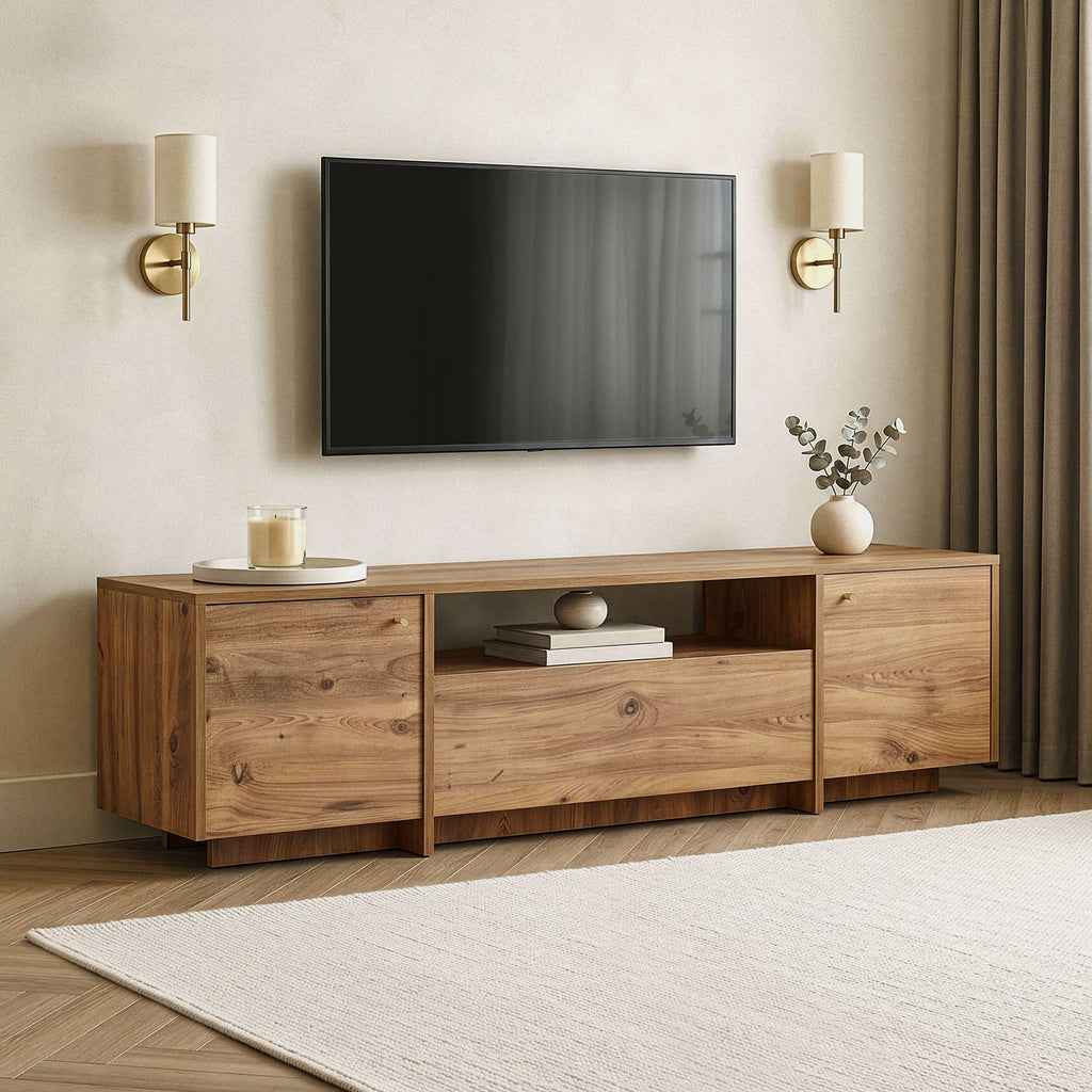 Meubles Tv Alvar - Pin Atlantique