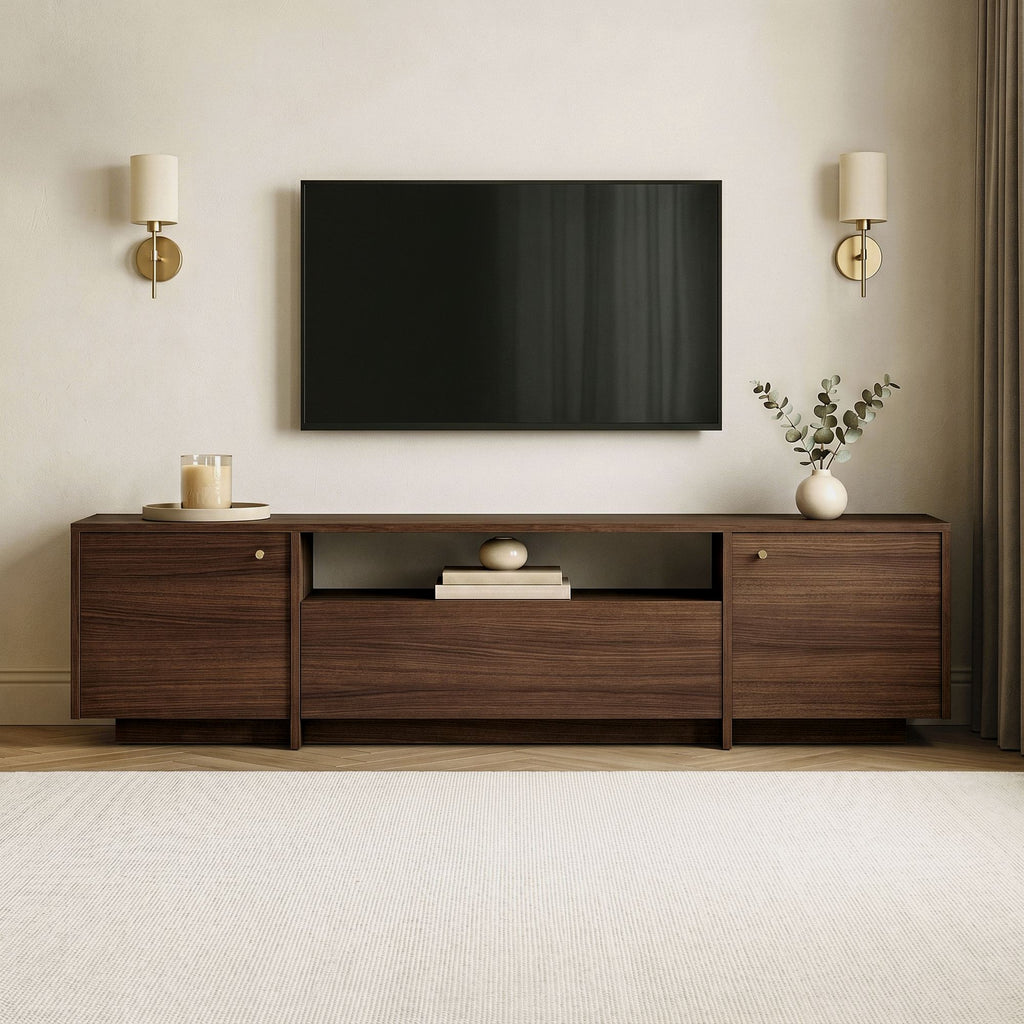 Meubles Tv Alvar - Noyer