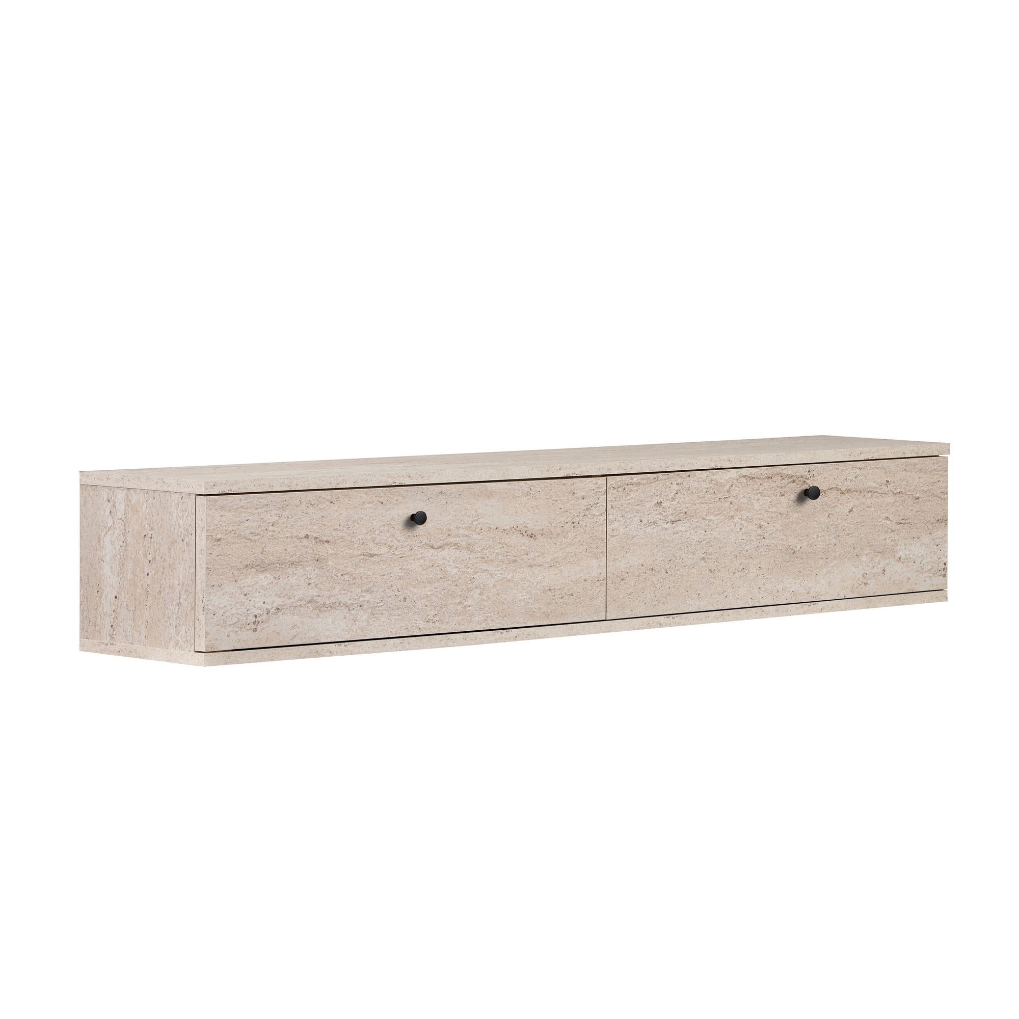 Muebles de TV Ligne 160 - Travertino