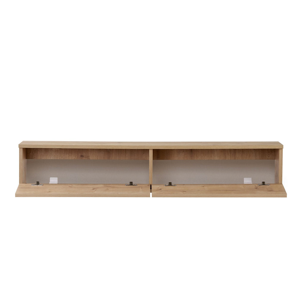 Muebles de TV Ligne 140 - Roble Zafiro