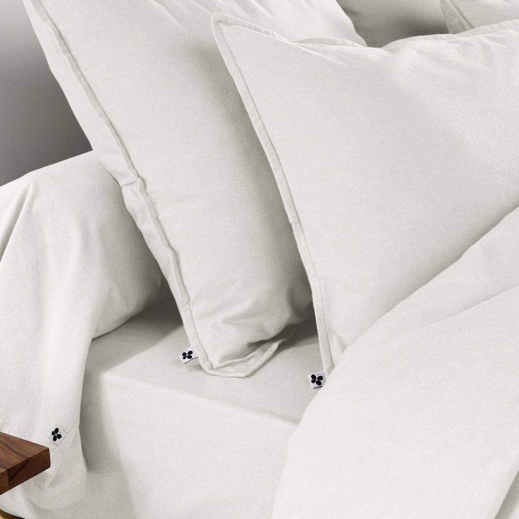 Bolster Pillowcase - Flannel - Candice - Snow