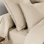 Bolster Pillowcase - Flannel - Candice - Sand