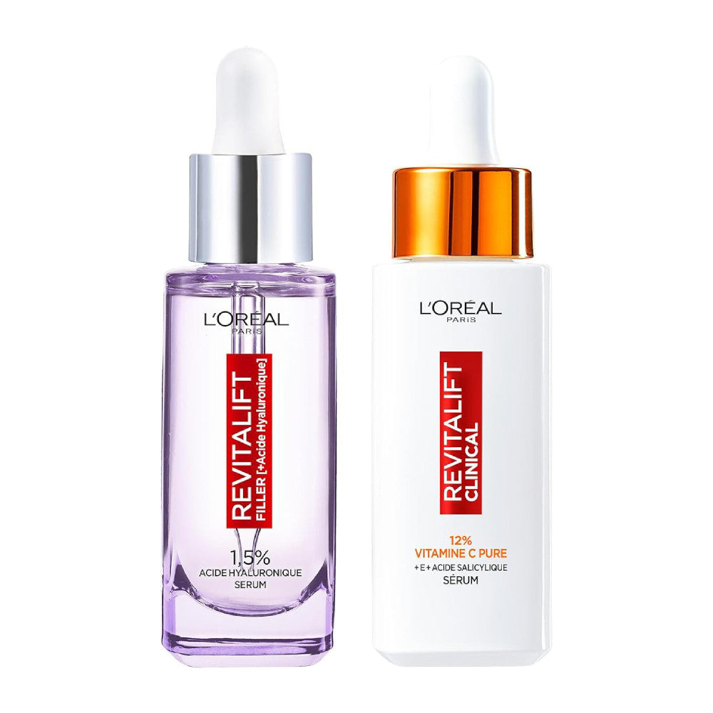 Sérum Revitalift Filler Anti-Rides Acide Hyaluronique + Sérum 12% Vitamine C Pure