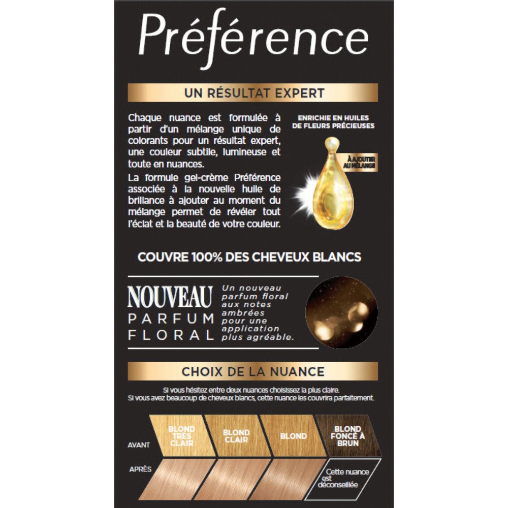 Préférence Coloration 9.1 Oslo Blond Très Clair Cendré