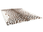 Meryl - Alfombra de pelo corto - Motivo de leopardo - Marrón