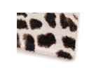 Meryl - Alfombra de pelo corto - Motivo de leopardo - Marrón