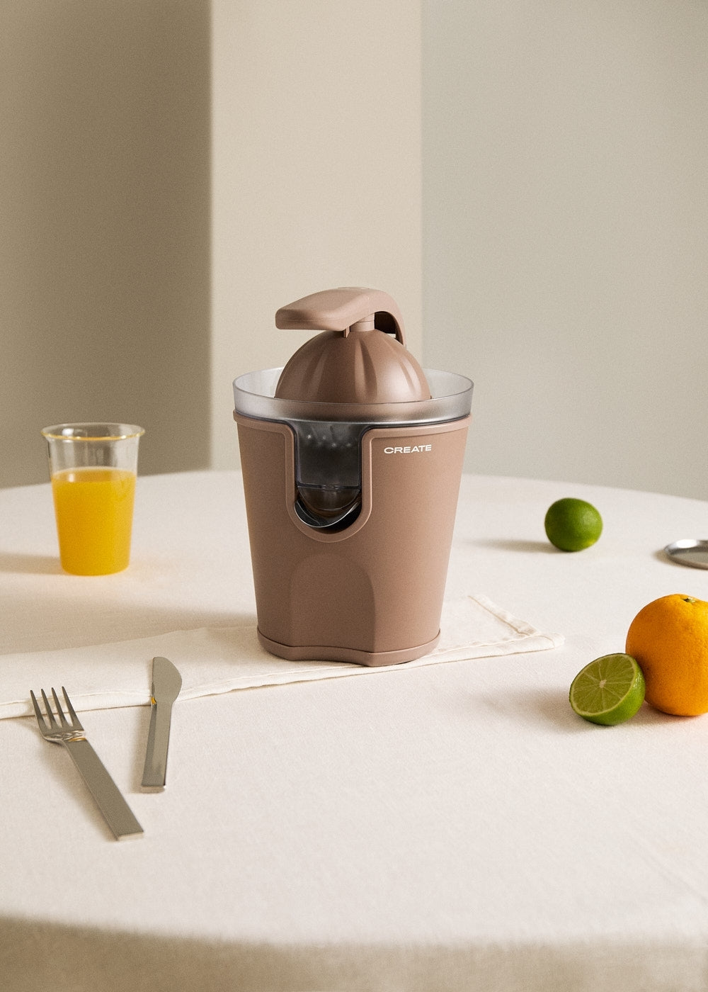 Juicer Press Studio - Presse-Agrumes Électrique À Levier 100W - Moka
